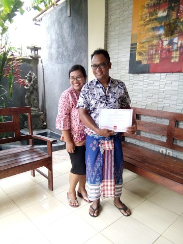 Reeva Bali Spa School Student